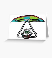 210x230 Hang Gliding Drawing Greeting Cards Redbubble