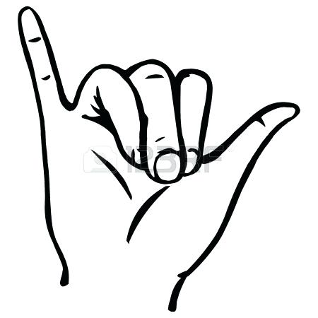 450x450 Hang Loose Wall Art Drawing At Free For Personal Use Sign Vinyl