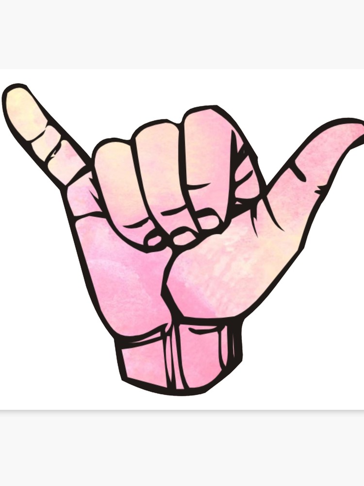 750x1000 Hang Loose Hand Canvas Print