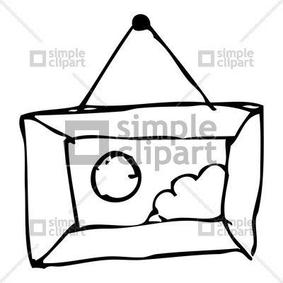 400x400 Wall Hanging Clipart