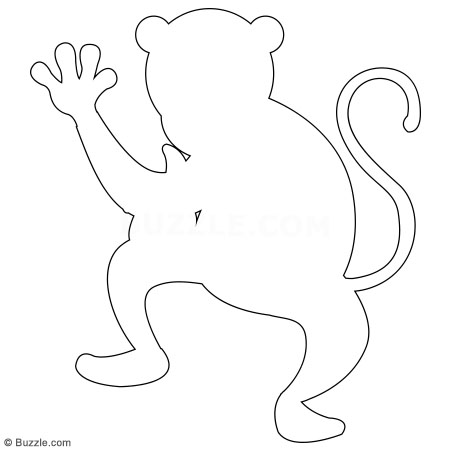 450x450 How To Draw A Monkey Hanging From A Tree