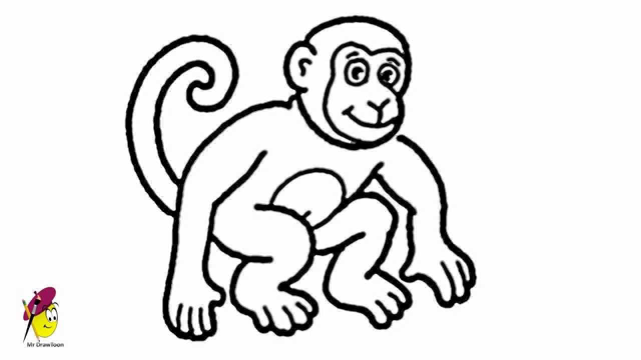 1280x720 Huge Collection Of 'monkey Drawing Pictures' Download More Than
