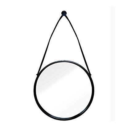 425x425 Wall Mounted Round Mirror With Hanging Ropebathroom