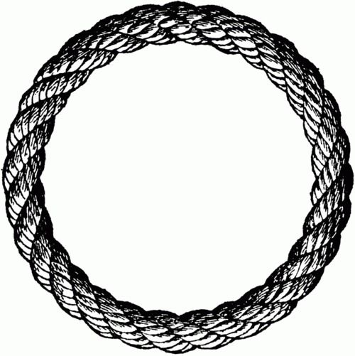 500x501 black and white pen sketched rope ring sketches rope tattoo