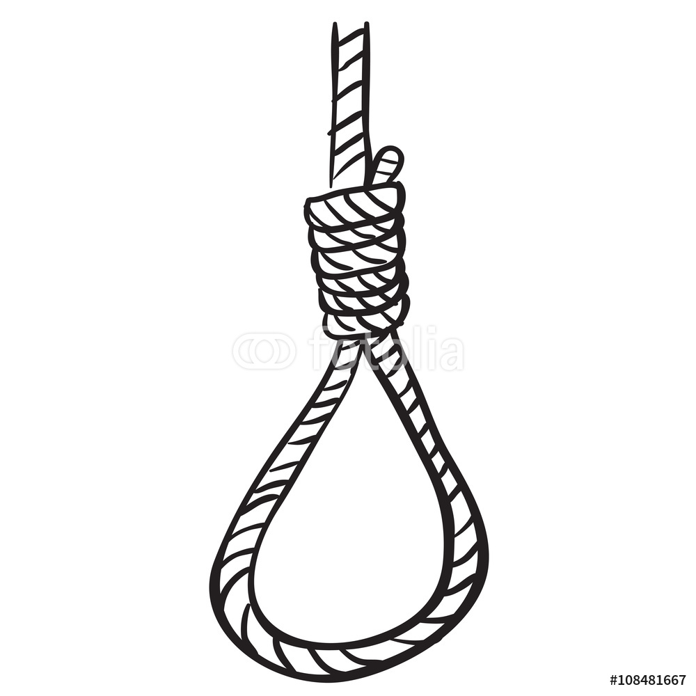 1000x1000 Rope Drawing Noose For Free Download