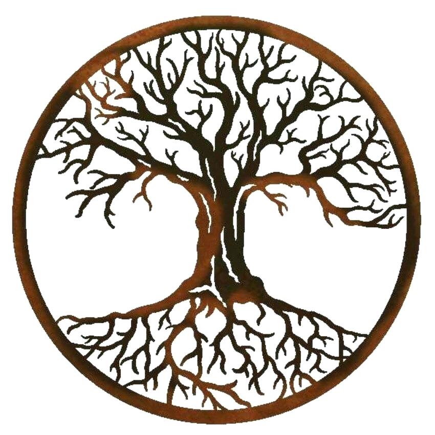 850x850 Tree Of Life Metal Wall Art Uk Hanging Outdoor