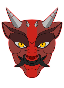 260x360 Drawing, Mask, Art, Transparent Png Image Clipart Free Download