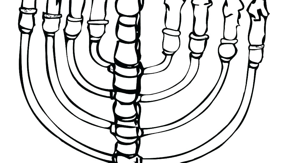 960x544 Hanukkah Color Pages Menorah Coloring Pages Home Improvement Near