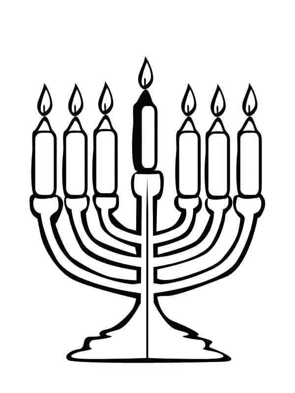600x800 Dreidel Coloring Page