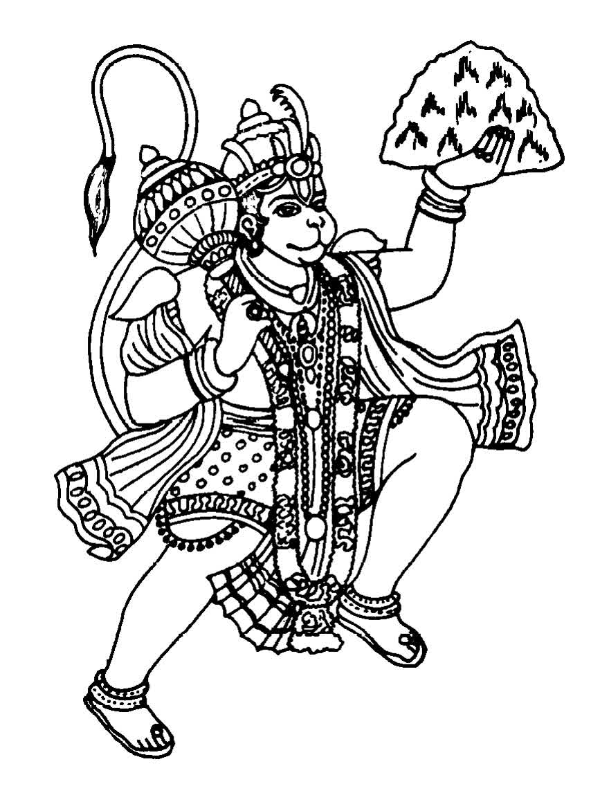 854x1146 hanuman ji clipart clipart station