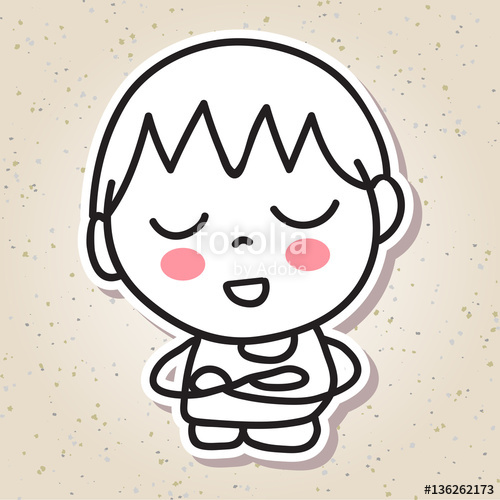 500x500 Hand Drawing Abstract People Happy Kid Happiness Concept Stock