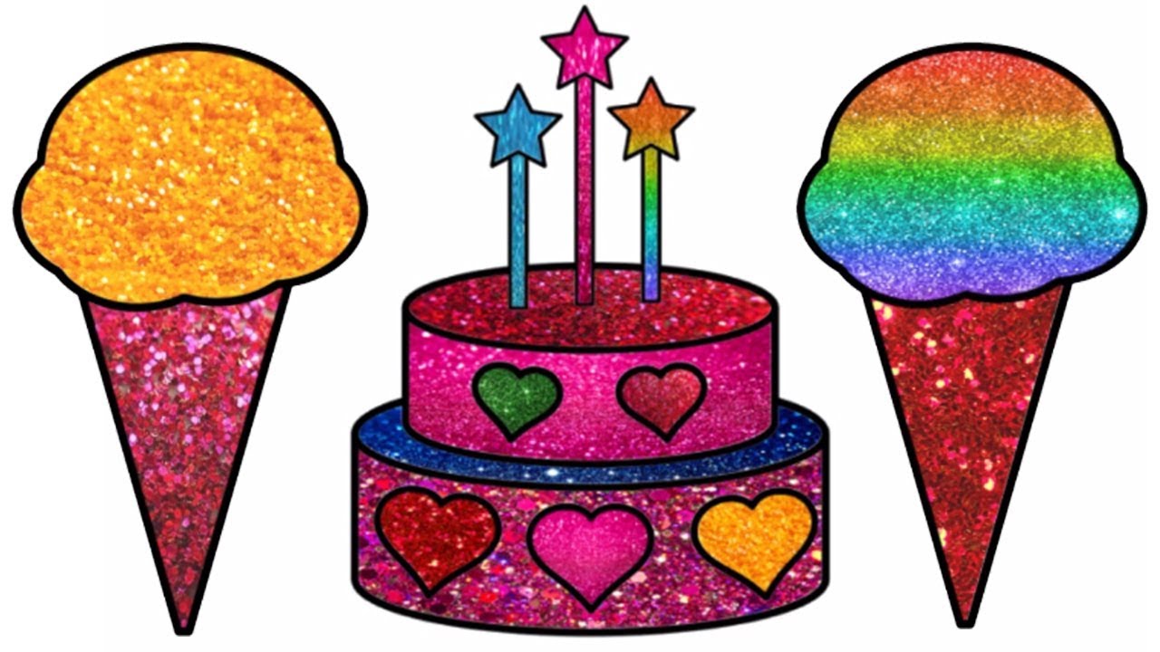1280x720 Happy Birthday Cake Drawing