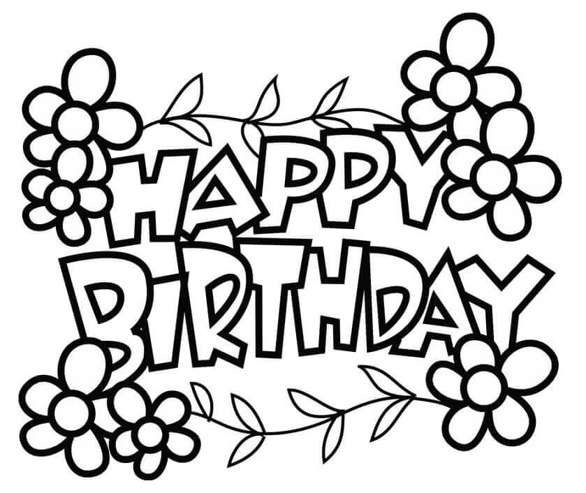 839x706 happy birthday aunt coloring pages luxury luxury happy birthday