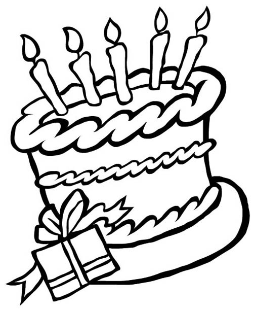 500x615 Happy Birthday Dad Coloring Card Free Download