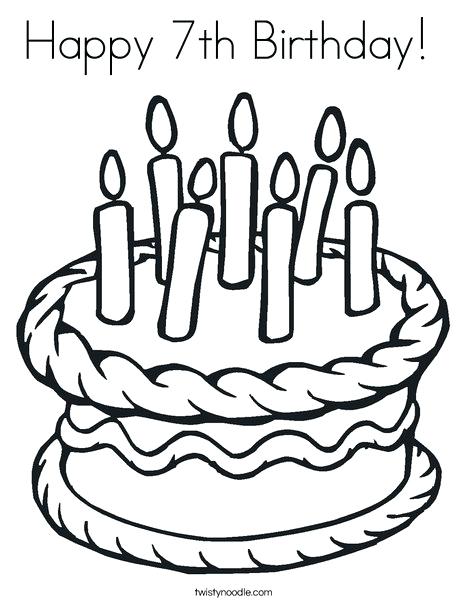468x605 Birthday Coloring Pictures Coloring Pages For Birthday Happy