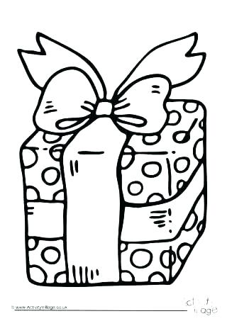 320x453 Birthday Present Coloring