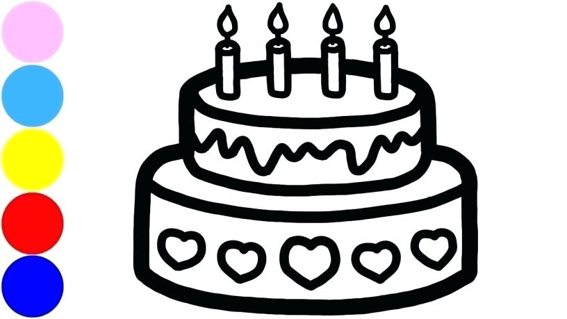 816x459 drawing of birthday cake birthday cake clip art happy birthday