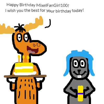 400x400 Birthday Drawing