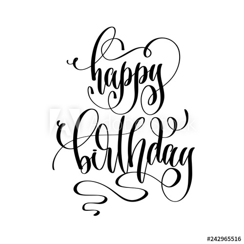 Happy Birthday Drawing Text | Free download on ClipArtMag