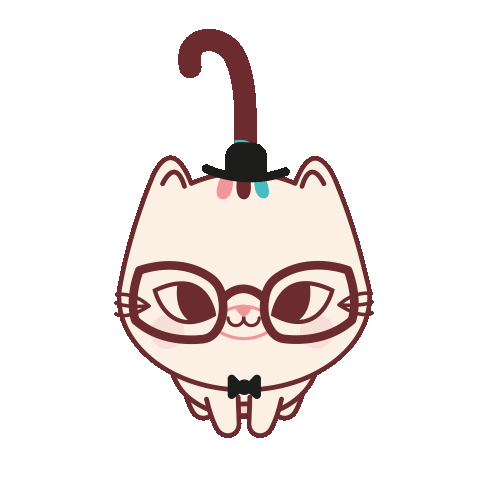 480x480 Happy Cat Sticker For Ios Android Giphy