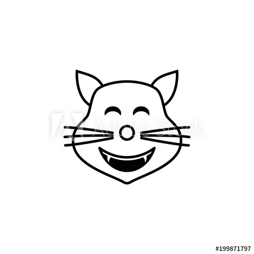 500x500 happy cat icon detailed set of avatars of professions icons