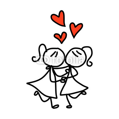 400x400 Hand Drawing Cartoon Happy Couple Wedding Fit Poster Green Posters