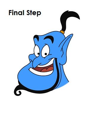 300x388 draw the genie from aladdin drawings in drawings, genie
