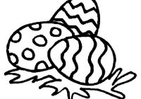 200x140 Easy Easter Bunny Coloring Pages With Happy Easter Coloring Pages