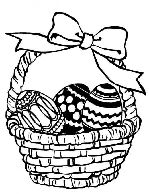 520x673 Happy Easter Coloring Pages Printable Coloring Easter Eggs