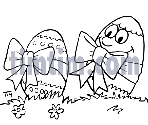 584x495 Drawings Of Easter Eggs Happy Easter