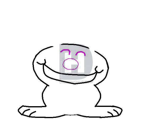 641x552 How To Draw Happy Bunny, Step