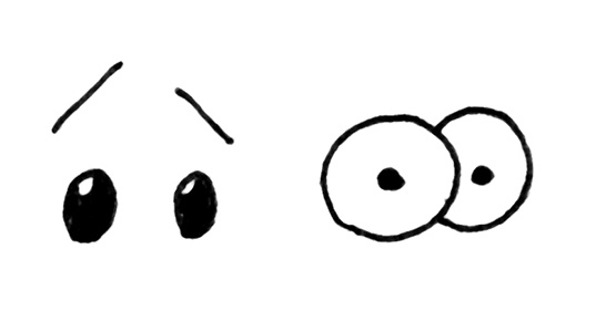 546x300 How To Easily Draw Cartoon Eyes To Show Different Emotions
