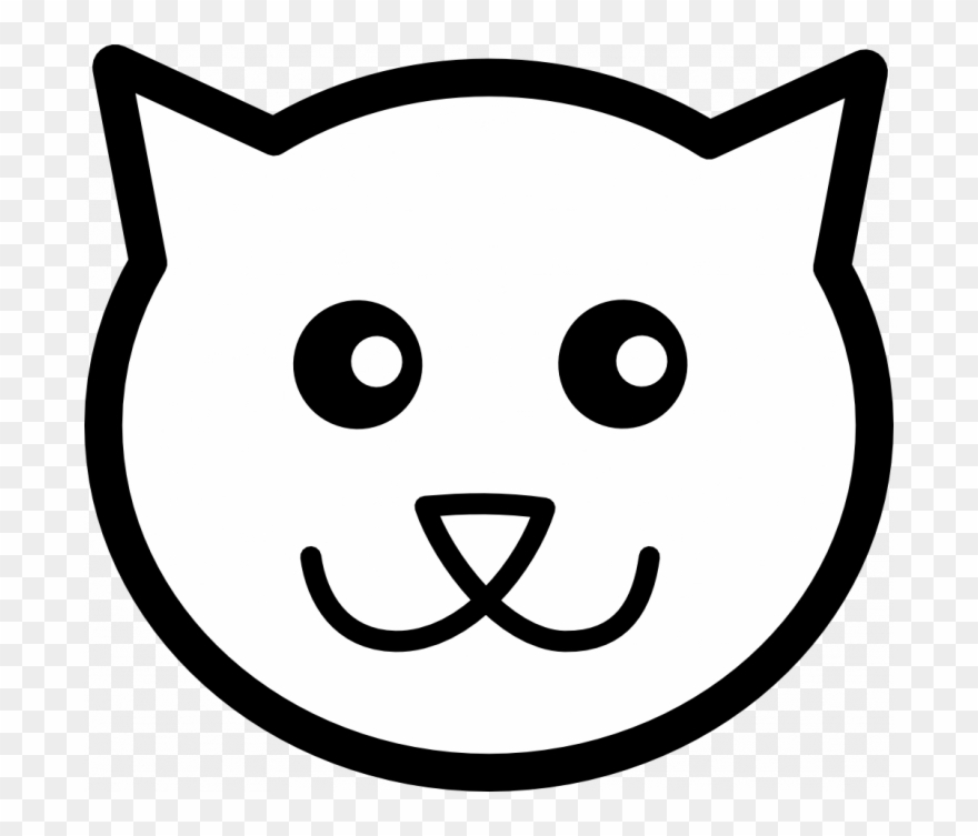 880x753 Cat Face Coloring