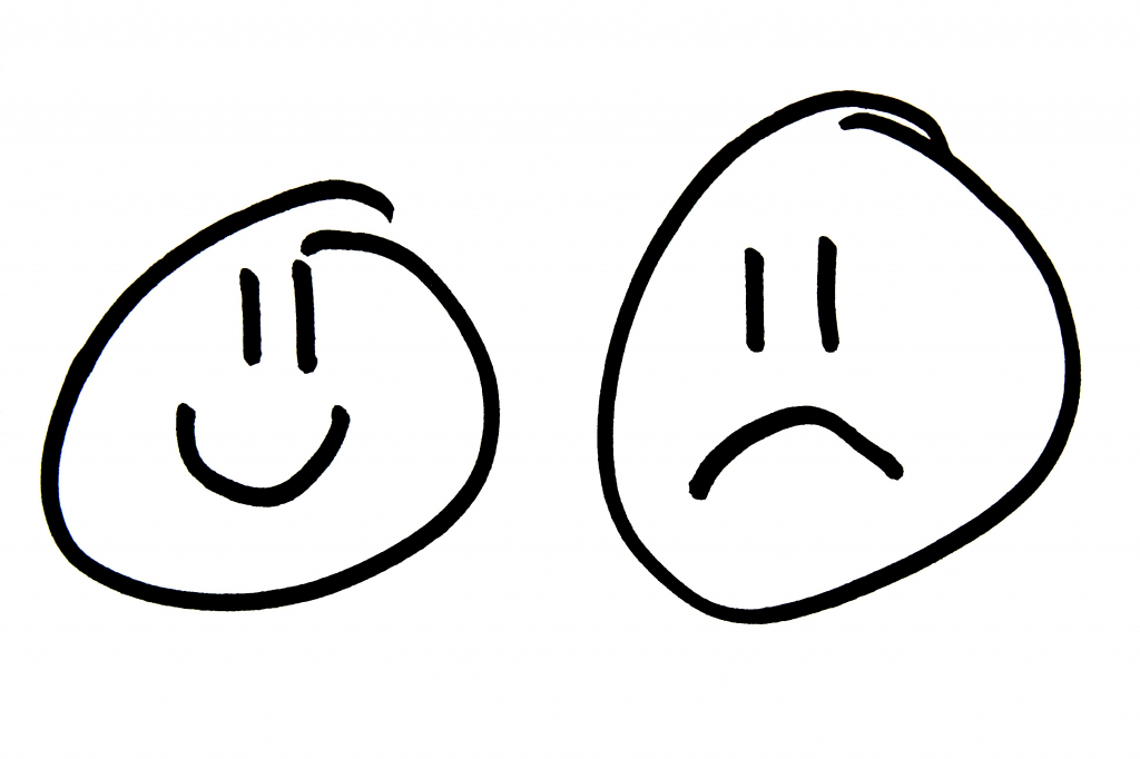 1024x682 Drawing Of Happy Face Smiley Face Black And White Hand Drawn