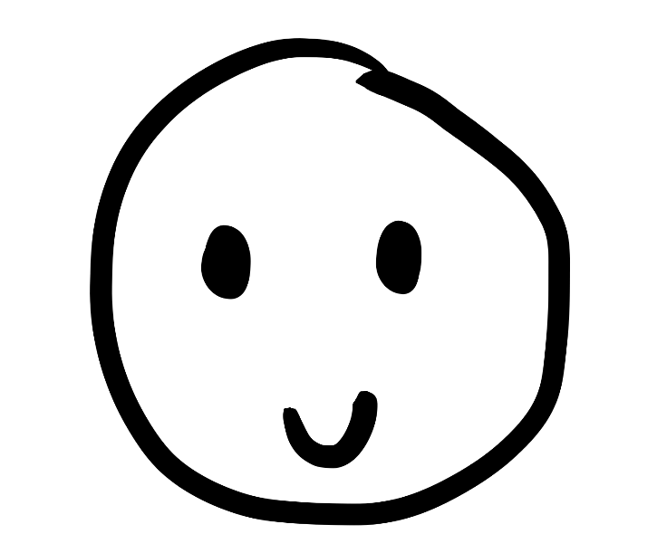 725x611 How To Draw A Smiley Face Winking