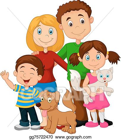 408x470 Temporary Vector Art Happy Family Clipart Drawing
