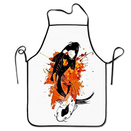 425x425 fashion double happy fish apron burlap cotton women