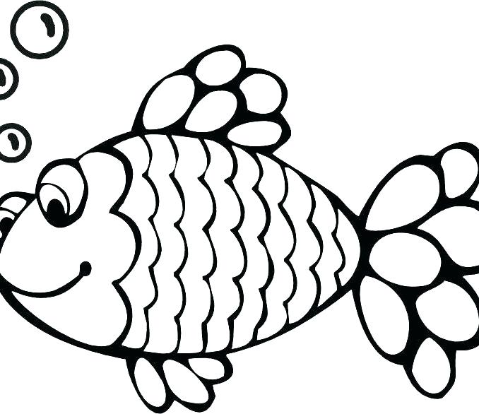 678x586 Free Fish Coloring Pages