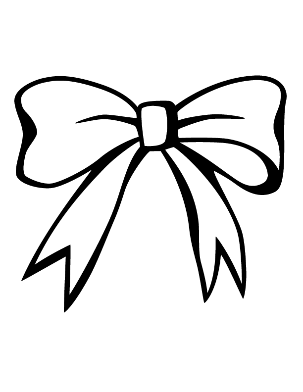 612x792 Christmas Bows Coloring Pages Happy Holidays