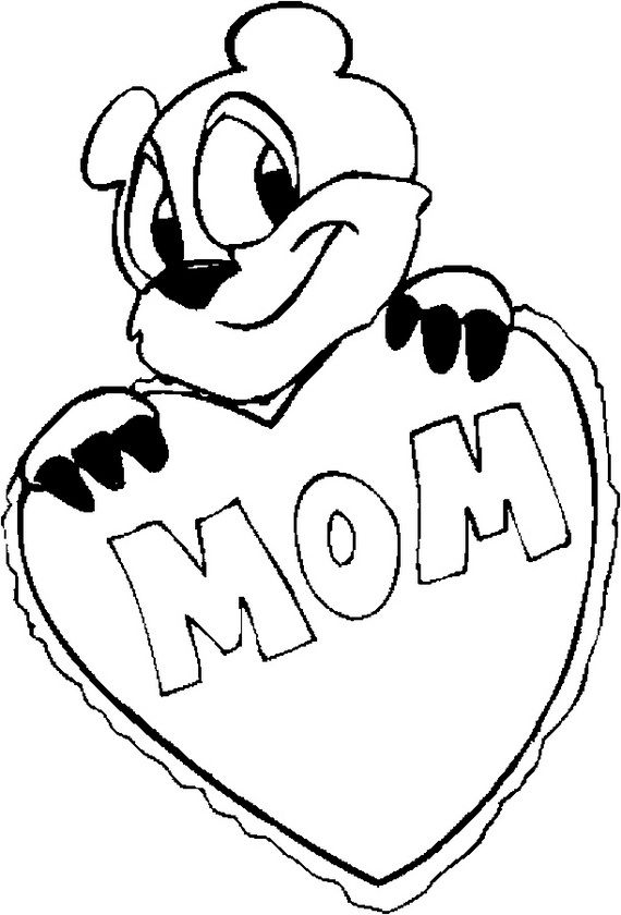 570x840 happy mothers day coloring pages for kids daily mothers day