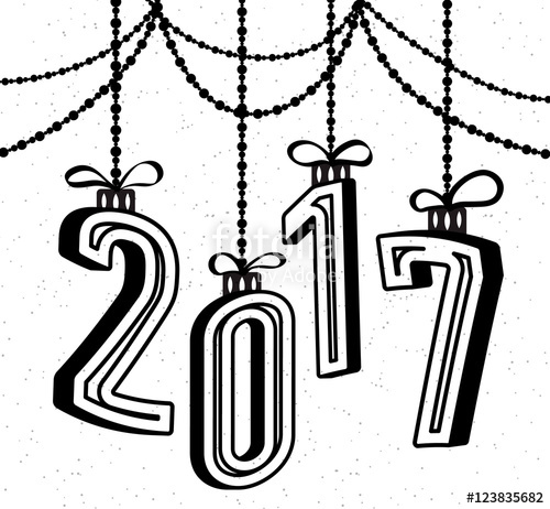 500x462 Happy New Year Celebration Background With Text Effect