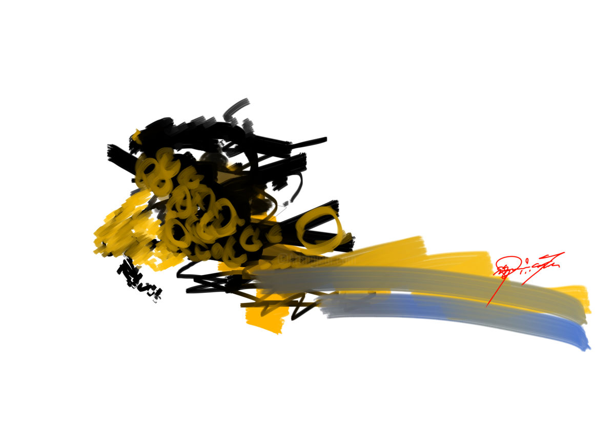 1200x848 Fish Happy New Year Drawing