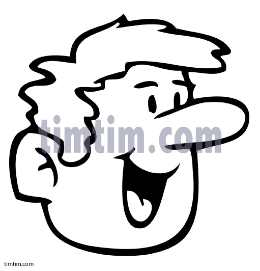 511x532 Free Drawing Of A Happy Man From The Category People