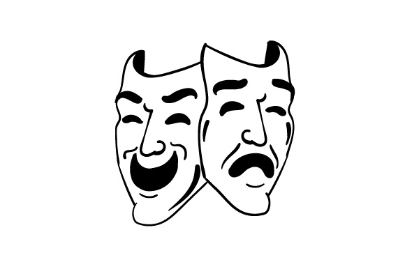 580x386 Happy Sad Theatre Masks