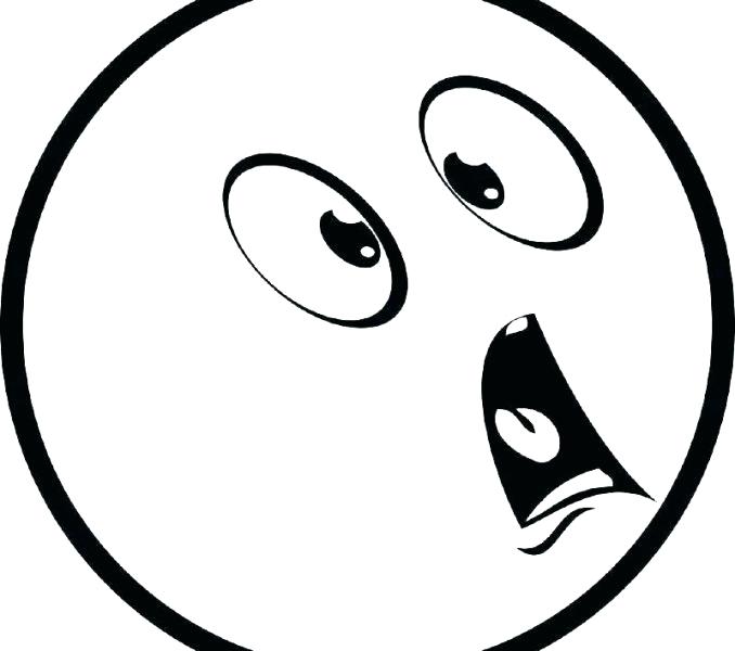 678x600 Sad Face Coloring