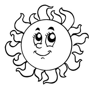 300x287 Smiling Happy Sun Decal Vinyl Sticker For Laptop Wall