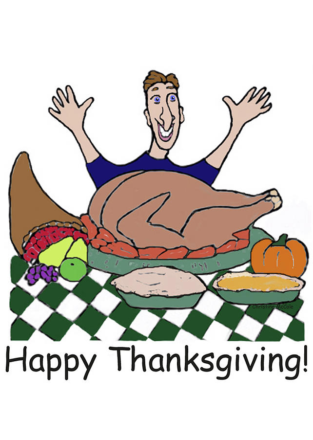 642x900 Happy Thanksgiving Turkey Cartoon Drawing