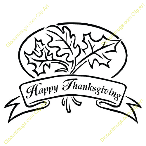 500x500 Happy Thanksgiving Clipart Black And White Clipart Portal