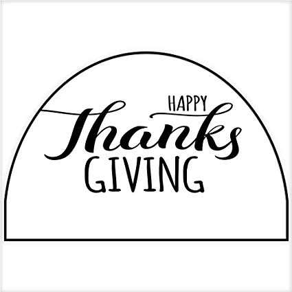 425x425 Bathroom Mat Happy Thanksgiving Day Hand Drawn