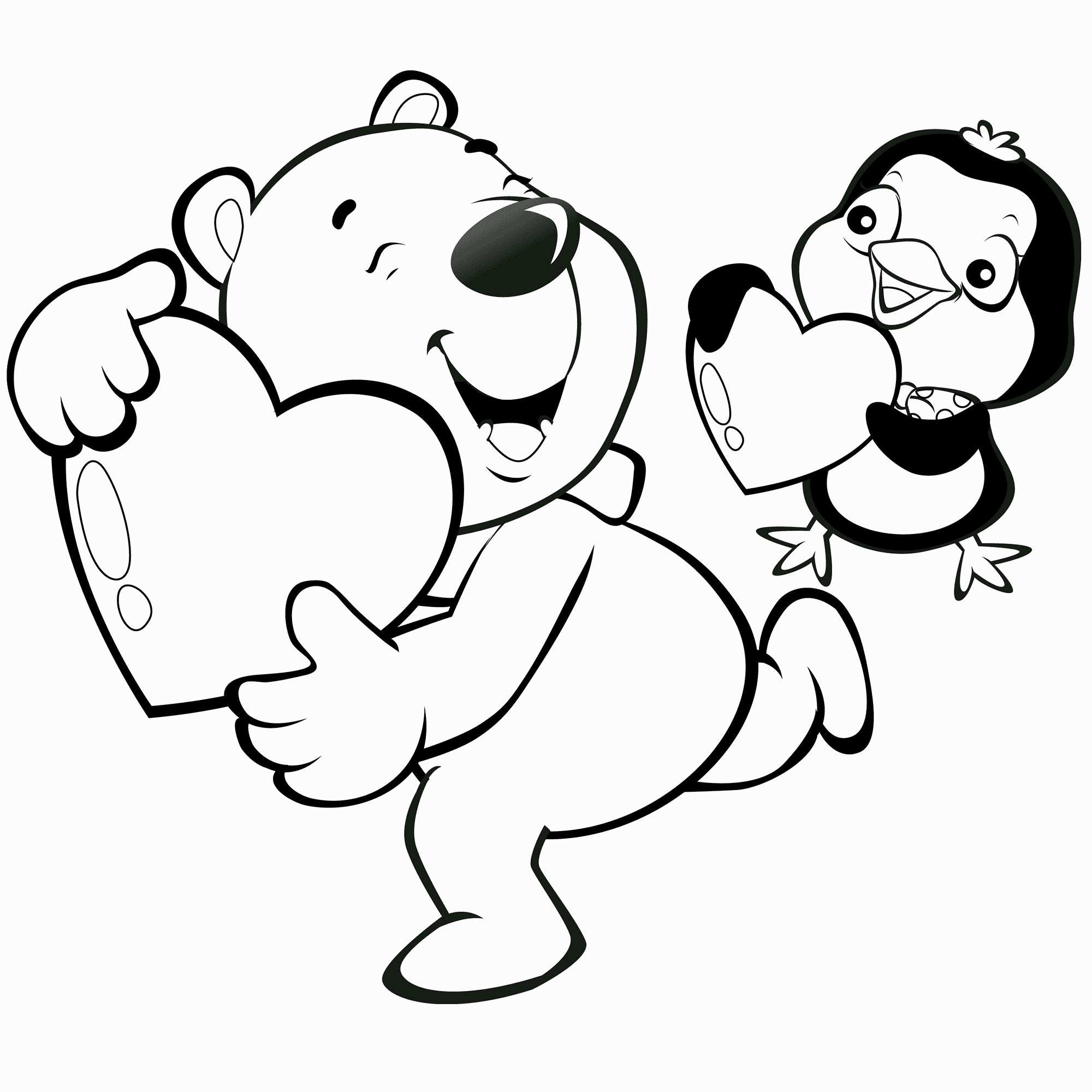 2000x2000 Free Coloring Pages For Valentines Day To Print Print